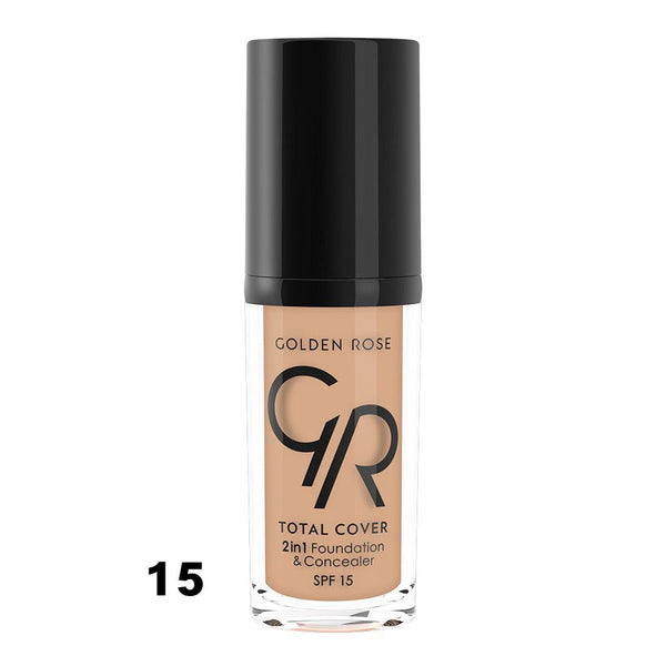 TOTAL COVER 2 IN 1 FOUNDATION GOLDEN ROSE